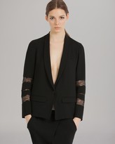 Thumbnail for your product : Maje Blazer - Lace Inset