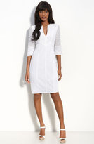 Thumbnail for your product : BCBGMAXAZRIA Seamed Cotton Eyelet Dress