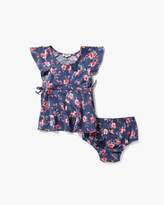 Thumbnail for your product : Baby Girl Floral Print Ruffle Dress