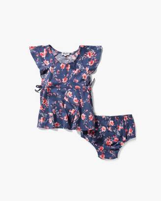 Baby Girl Floral Print Ruffle Dress
