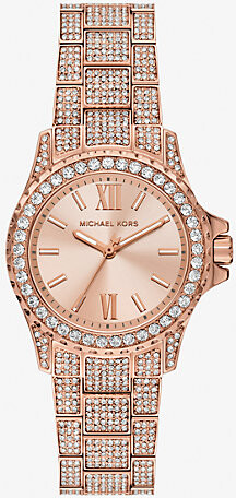 Mini Everest Pavé Rose Gold-Tone Watch
