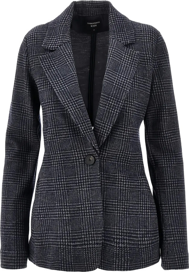 Emporio Armani Prince-of-Wales blazer