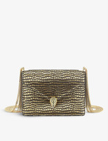 Thumbnail for your product : Bvlgari Serpenti Forever suede shoulder bag