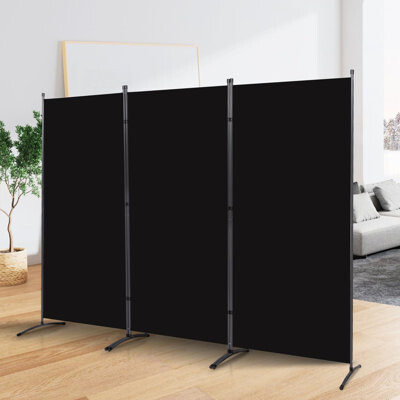 Latitude Run Room Divider Folding Privacy Screens, Portable Room Divider Panel 3 Panel Partition Room Dividers Screen, Freestanding Room Partitions And Dividers Fa