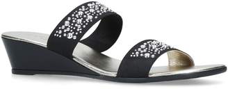 Carvela Comfort sage wedge heel sandals