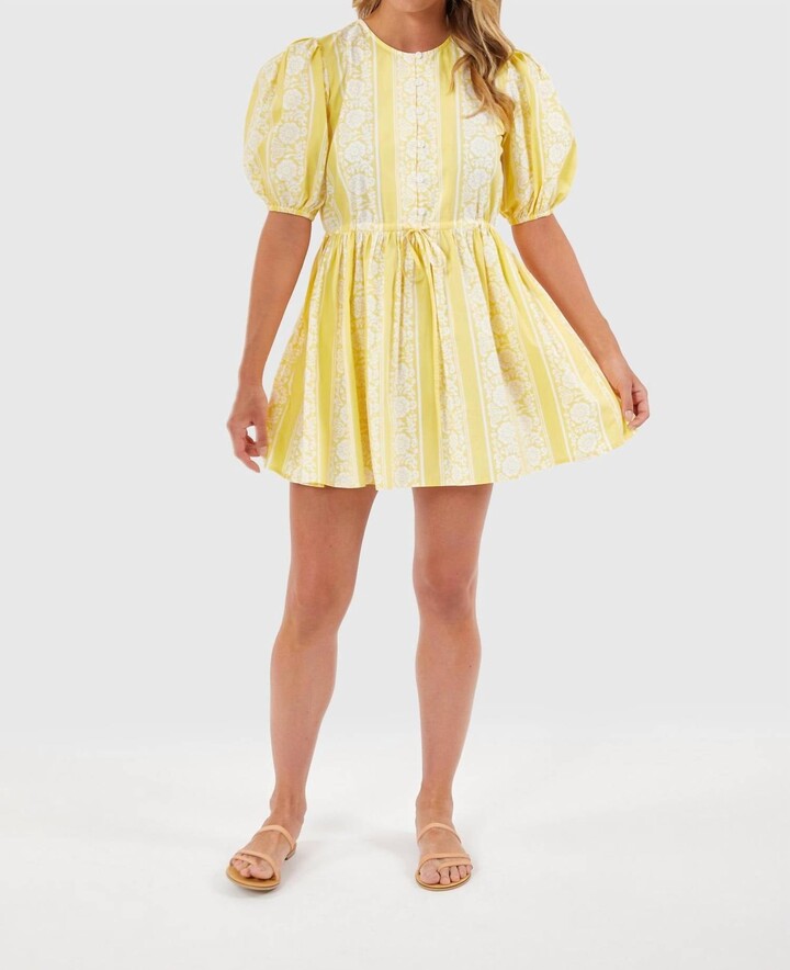 Livro London Mini Dress In Buttercup