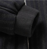 Thumbnail for your product : J.W.Anderson Striped Padded Wool-Blend Bomber Jacket