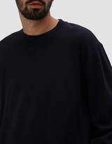 Thumbnail for your product : Our Legacy Box Longsleeve Navy Army Wool Sweat