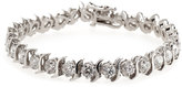 Thumbnail for your product : Neiman Marcus Diamonds 18k S-Link Diamond Bracelet, 10.0 tcw