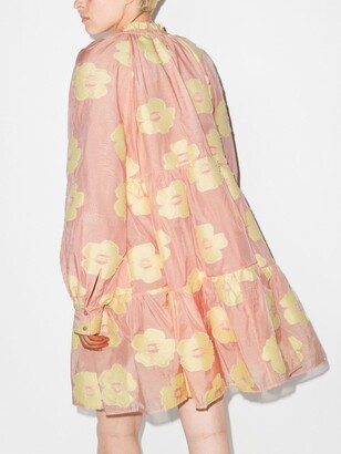 Stine Goya Floral-Jacquard Dress
