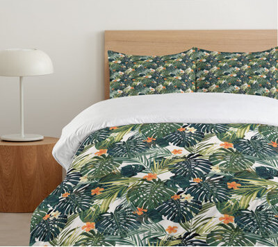 Ambesonne Microfiber Duvet Cover Set