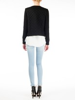 Thumbnail for your product : Vanessa Bruno athé by Quilted Jacket with Beading Detail