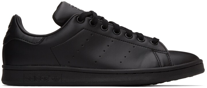 Asombro analizar capitalismo adidas Black Vegan Leather Stan Smith Sneakers - ShopStyle Trainers &  Athletic Shoes