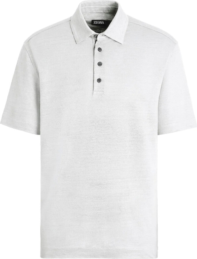 Ermenegildo Zegna Pure Linen short-sleeve polo shirt