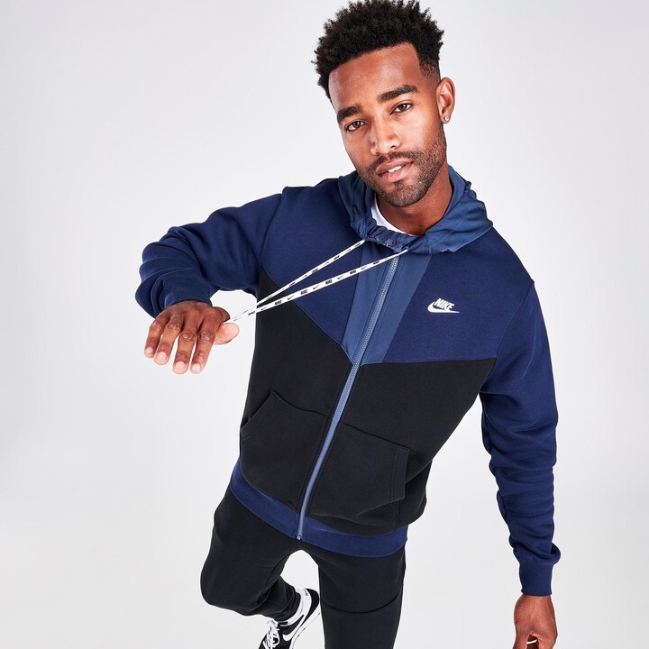 Nike Men's Sportswear Hybrid Fleece Full-Zip Hoodie - ShopStyle Teen Boys'  Clothing