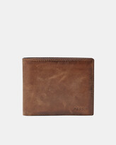 Thumbnail for your product : Fossil Men's Brown Bifold - Derrick Brown RFID Large Coin Pocket Bifold - Size One Size at The Iconic