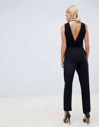 Forever Unique tailored jumpsuit with embellished detail