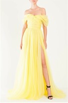 Thumbnail for your product : ZUHAIR MURAD Off Shoulder Draped Organza Gown
