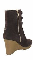 Thumbnail for your product : Michael Kors Womens Rory Lace-Up Side-Zip Wedge Platform Apricot Heels Boots