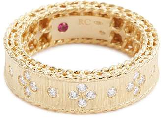Roberto Coin 'Princess' diamond 18k yellow gold ring