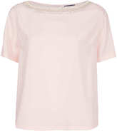Thumbnail for your product : Topshop Embellished Neck Tee