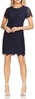 Thumbnail for your product : Vince Camuto Short-Sleeve Lace Shift Dress