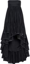 Thumbnail for your product : Alexandre Vauthier Strapless Crystal-embellished Gathered Cotton-broadcloth Dress