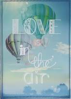 Thumbnail for your product : Graham & Brown Green love is in the air printed canvas