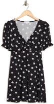 Thumbnail for your product : Socialite Twist Front Puff Sleeve Dress