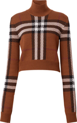 Burberry Kerry Cropped Knit Sweater