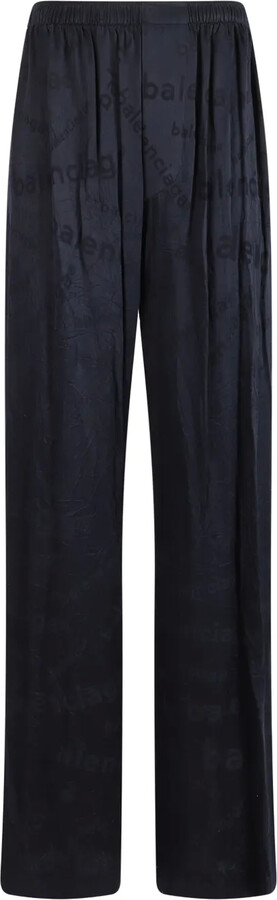 Balenciaga Printed Straight Trousers