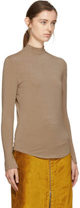 Nomia Taupe Lurex Jersey Pullover