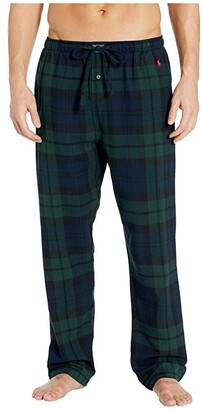 mens polo plaid pajama pants