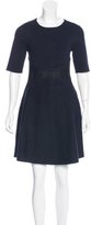 Thumbnail for your product : Lela Rose Three-Quarter Sleeve A-Line Dress