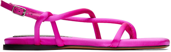 Proenza Schouler Pink Strappy Sandals