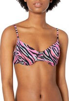Thumbnail for your product : Bikini Lab Women's Standard Over The Shoulder Underwire Bra Bikini Swimsuit Top