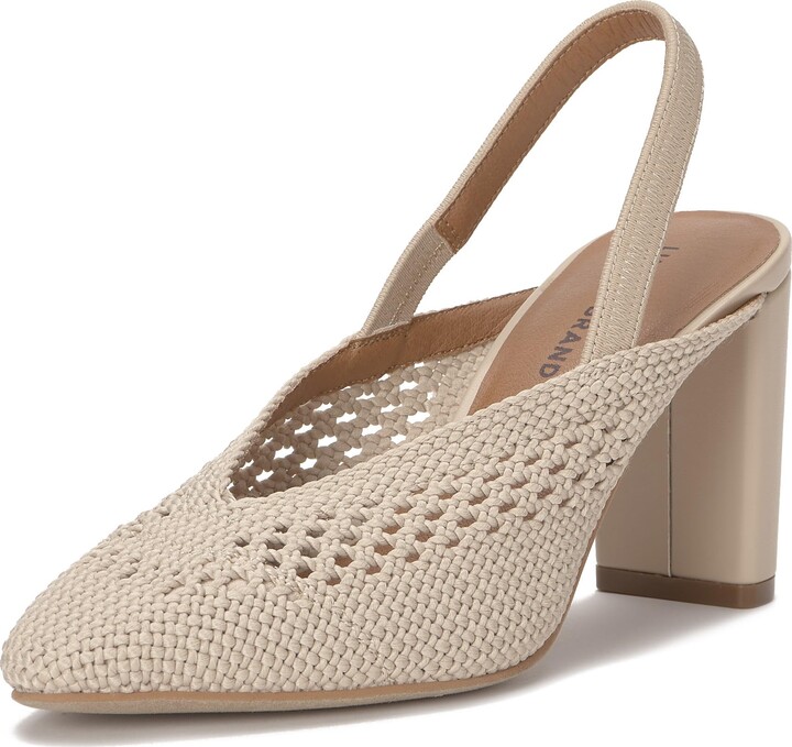 Lucky Brand Melony Woven Slingback High Heel