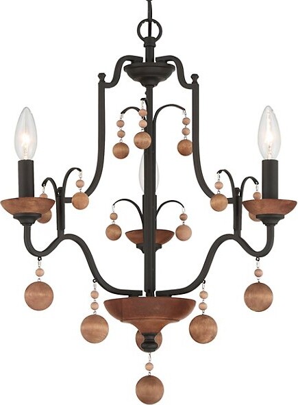 Minka Lavery Colonial Charm Chandelier in Bronze Size: Medium