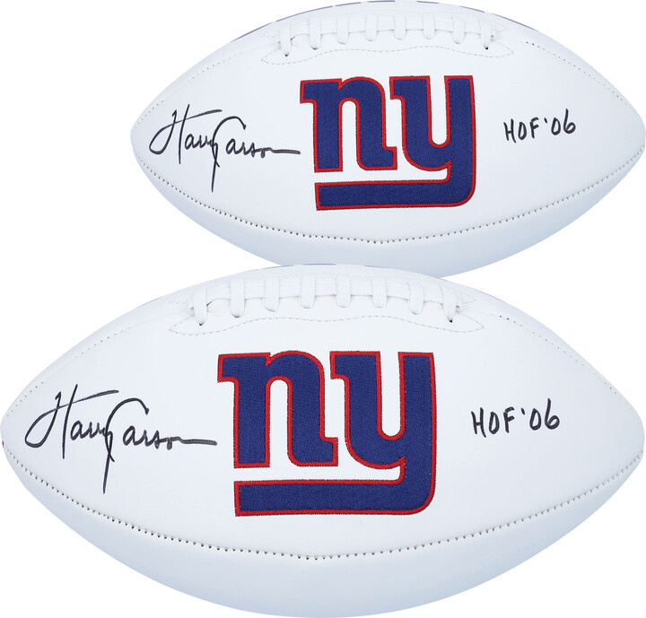 Fanatics Authentic Harry Carson New York Giants Autographed White Panel Football with "HOF 06" Inscription