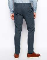 Thumbnail for your product : ASOS Skinny Fit Suit Trousers In Blue Dogstooth