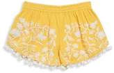 Thumbnail for your product : Little Girl's & Girl's Embroidered Cotton Shorts