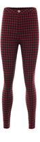 Thumbnail for your product : Missy Empire Edie Wine Check Skinny Jeans