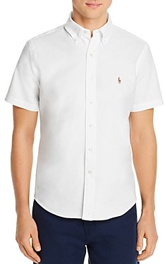 polo ralph lauren short sleeve oxford shirt