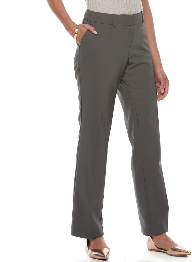 Apt. 9 Petite Torie Curvy StraightLeg Dress Pants ShopStyle