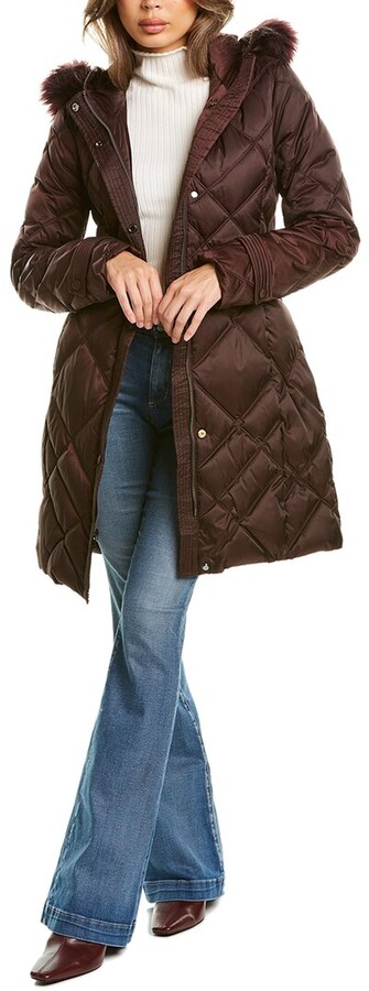 Laundry by Shelli Segal Diamond Quilted Puffer Jacket - ShopStyle