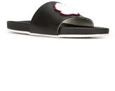 Thumbnail for your product : Swear logo appliqué sliders - unisex - Leather/rubber - 38