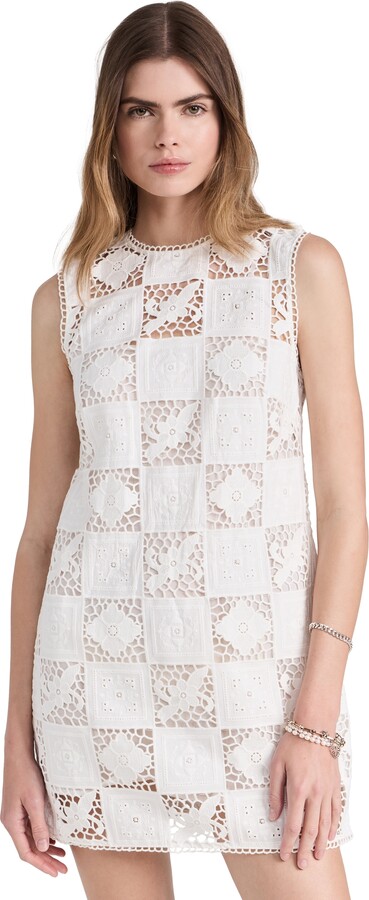 Sea Melia Embroidery Tank Dress