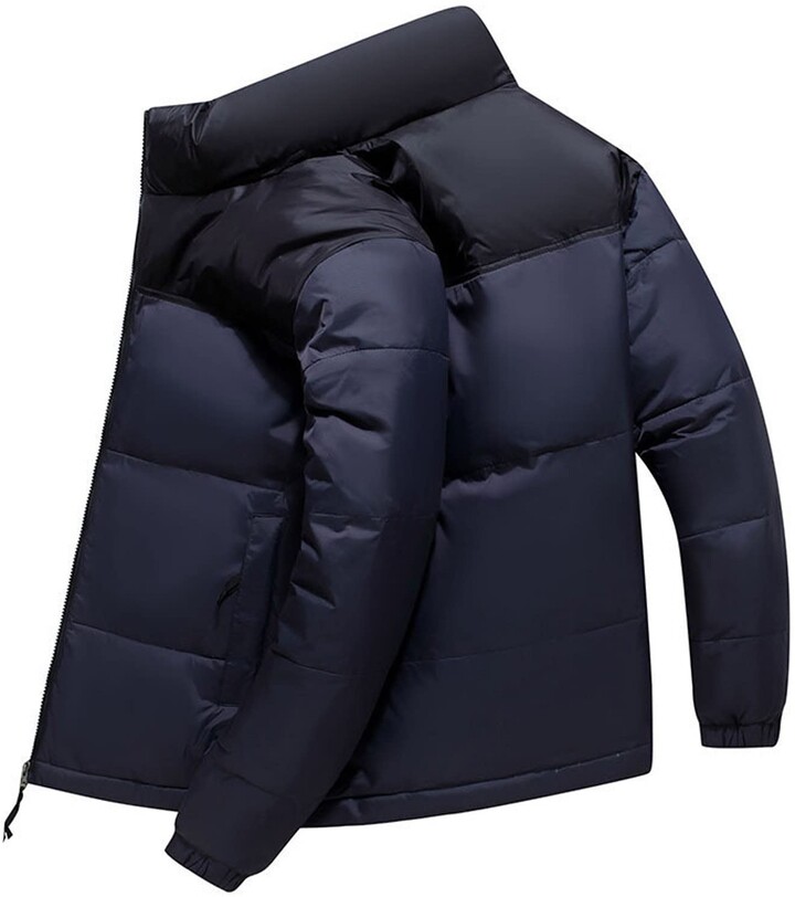 Denzell Outwear Winter Storm Parka Plus Size Chamarras De Hombre Men's Winter Warm Long Down Hooded Thick Parka Coat Trench Zipper Jacket Outwear Overcoat 