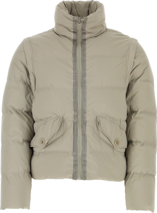 Ten C Dove Grey Nylon Austral Down Jacket