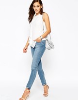Thumbnail for your product : ASOS Ruffle Drape Front Tank
